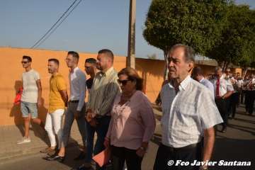 El Caracol despide sus fiestas con procesión y espectáculo musical (Foto Francisco Javier Santana)
